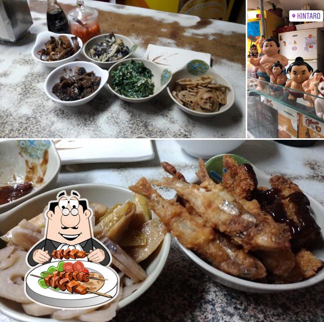 Platos en Bar Kintaro