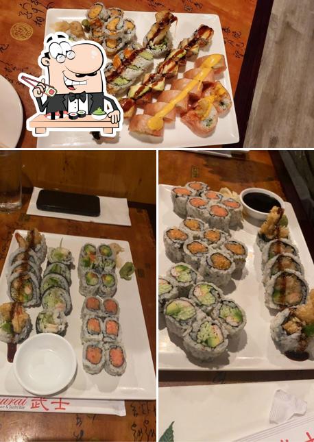 Try out various sushi options