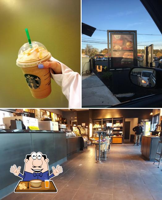 Las fotos de comida y interior en Starbucks