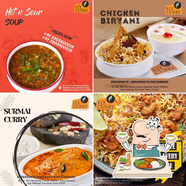 Food at Fly Curry Restaurant