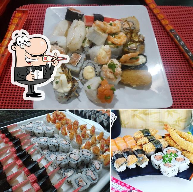 Peça diversas opções de sushi