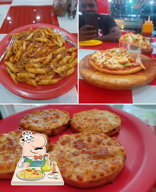 Food at Pizza Spot