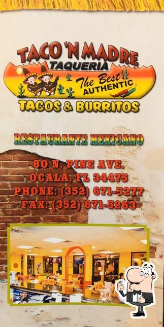 Taco 'N Madre in Ocala - Restaurant menu and reviews