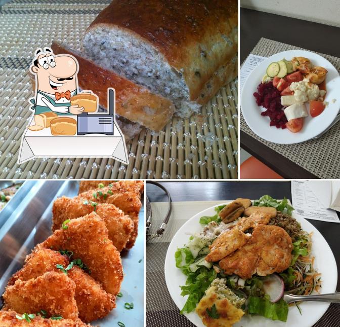 Pão-com-alho em Bem Maria Restaurante