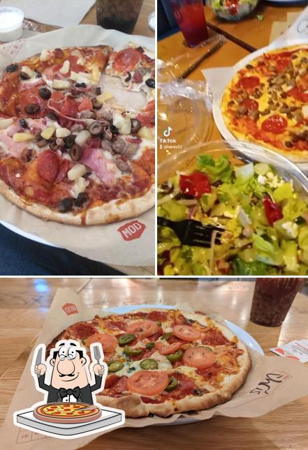 Elige una pizza en MOD Pizza