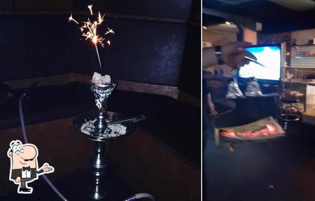 The interior of Montana hookah longue and smokeshop