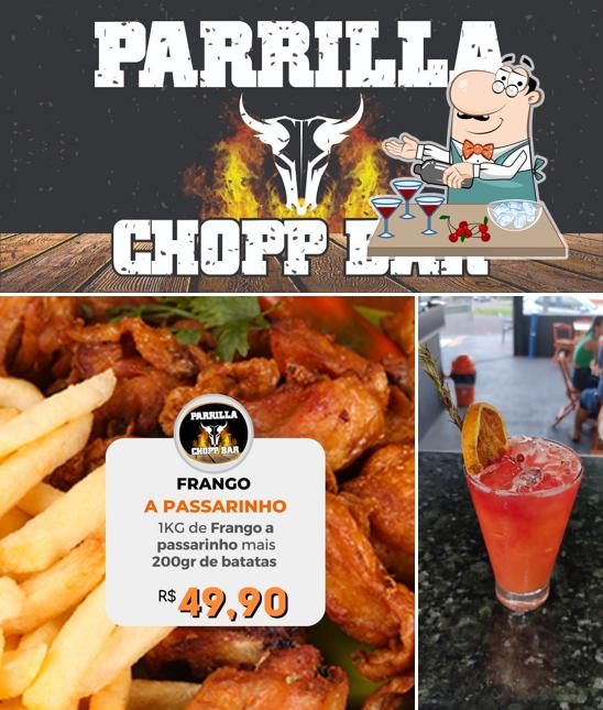 O Parrilla Chopp Bar serve álcool