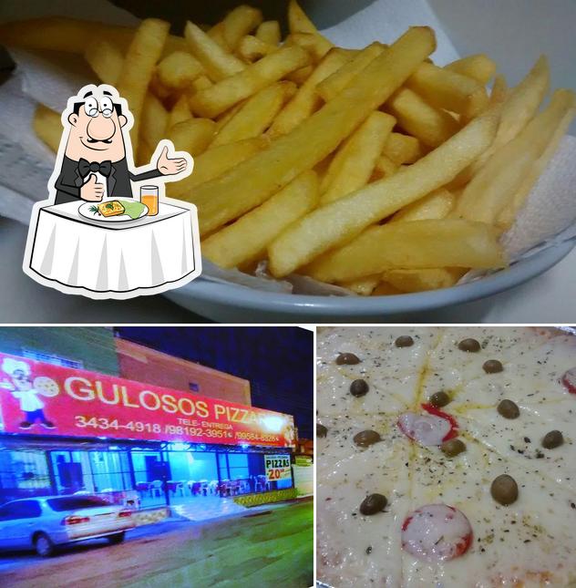 Comida em Gulosos Pizzaria