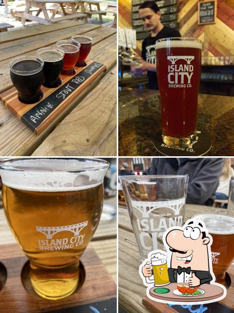 Island City Brewing Company provides a selection of beers