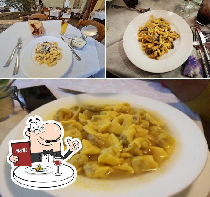 Cibo al Ristorante La Chiusa da Carola