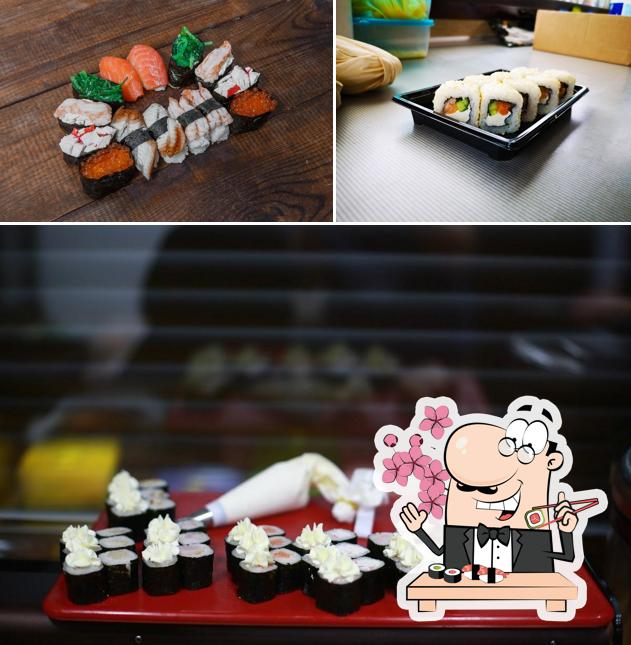 Les sushi sont disponibles à Kapibara Sushi