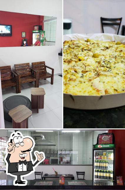 O interior do Fiore Pizza Saraiva