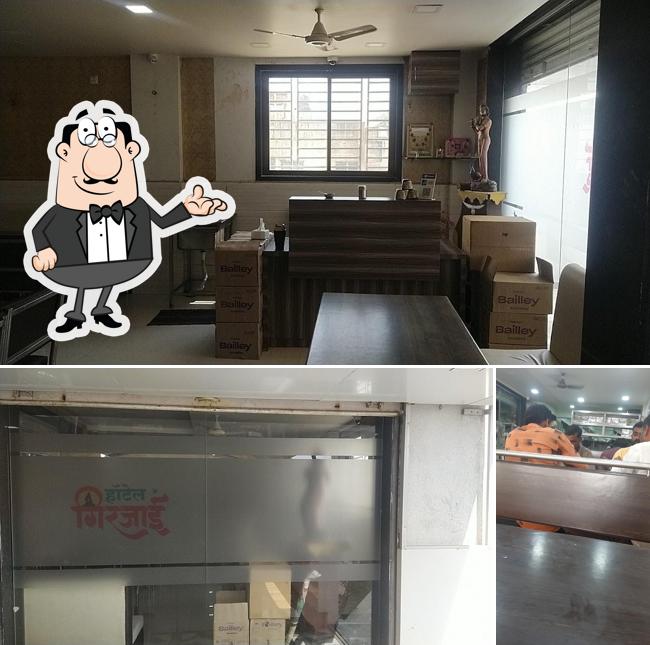 The interior of Girijai Hotel