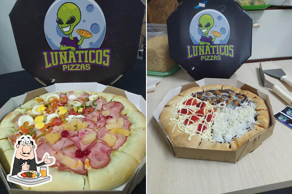 Comida em Lunáticos Pizzas