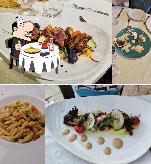 Piatto di formaggi al Ristorante La Rocca da Chiara