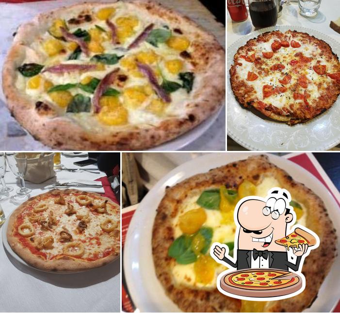 Get pizza at La Nuova Toscana