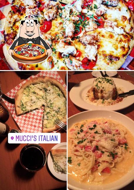 Pick pizza at Mucci's Italian