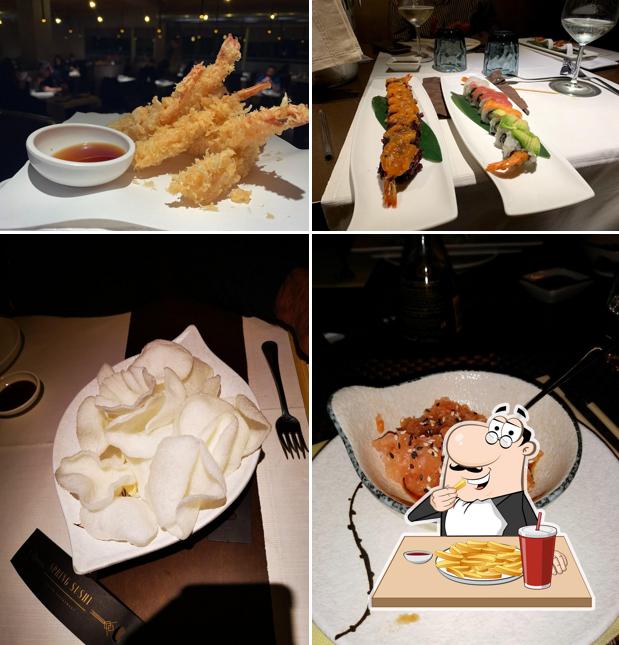 Taste French fries at Spring Sushi