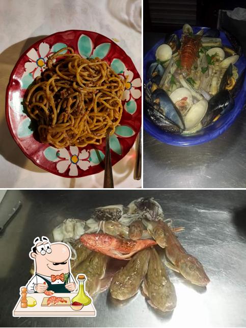 Prueba las distintas comidas con marisco que te ofrecen en Da Raffaele