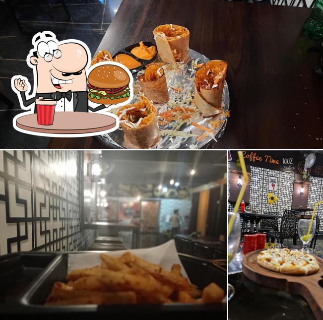 Try out a burger at Cafe DownTown