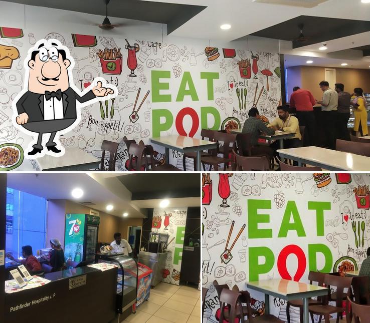 The interior of Eat POD Restaurant,Tecci Park