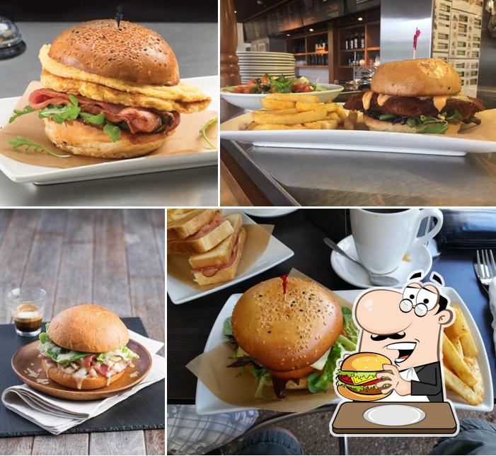 Order a burger at The Coffee Club Café - Nundah