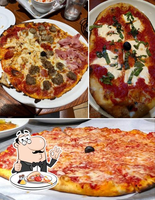 Try out pizza at Bertucci's Italian Restaurant