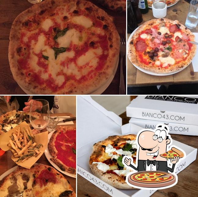 Order pizza at Bianco43 Greenwich