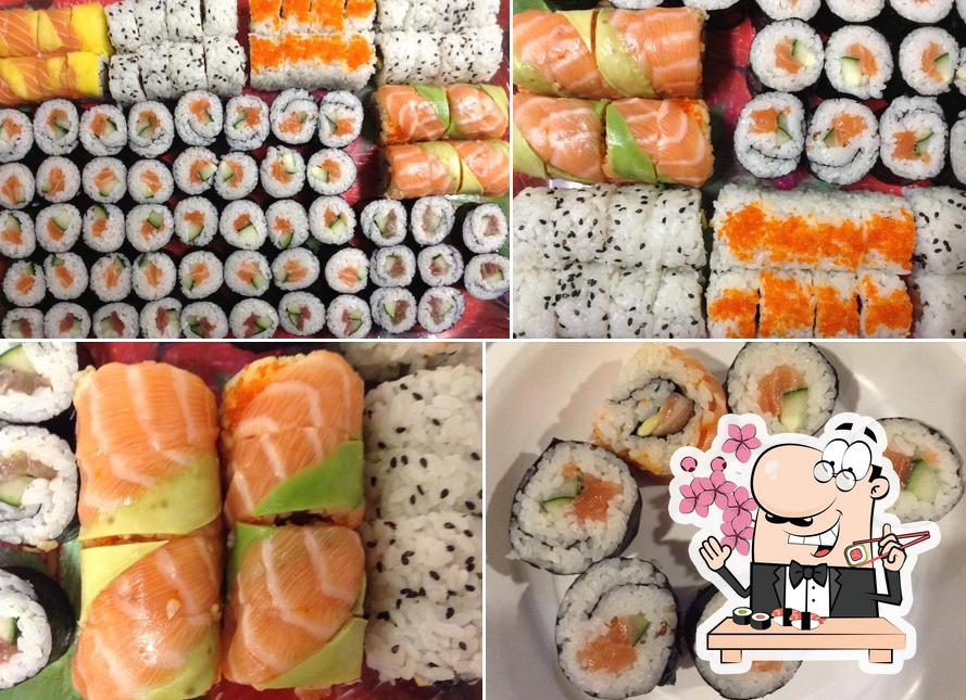 Ordina le diverse opzioni di sushi