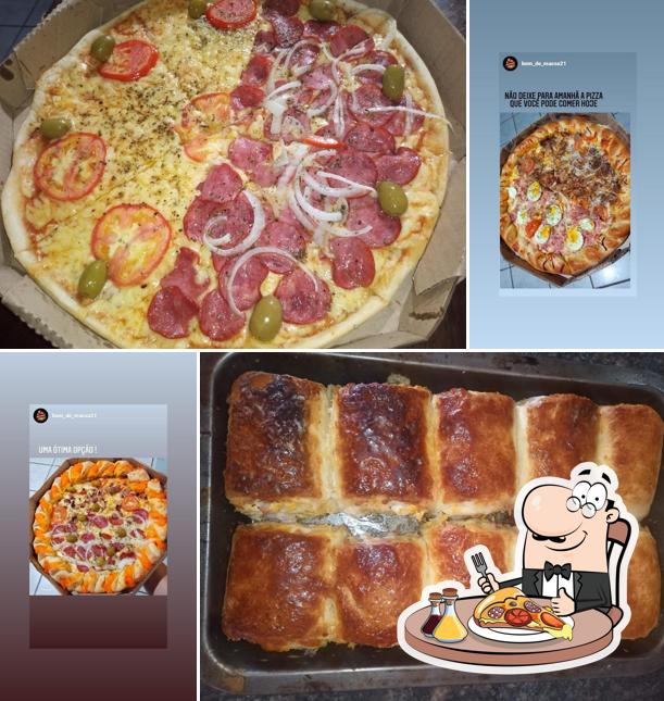Experimente pizza no @Bom de massa pizzaria