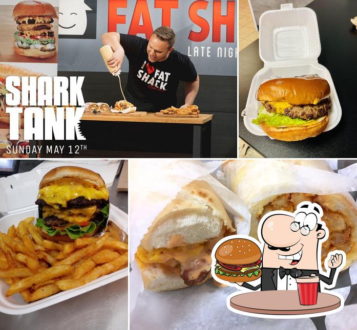 Get a burger at Fat Shack