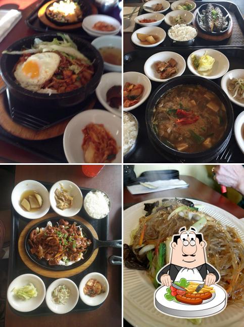 Food at Korea Restaurant