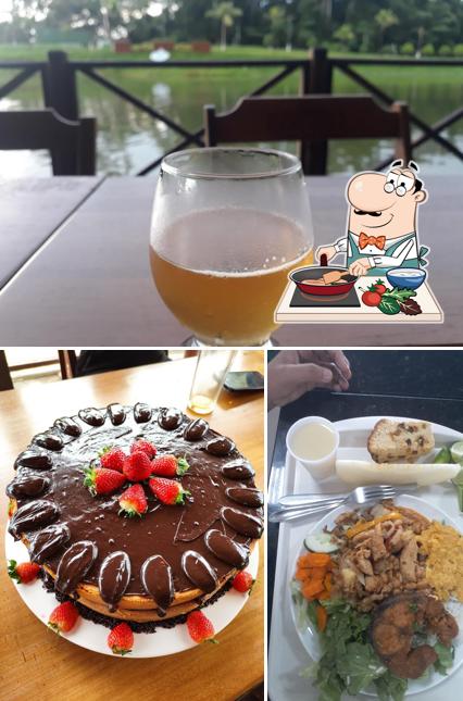 Curry de frango em Deck do Lago