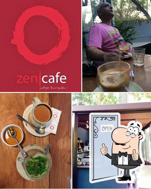 See this pic of Zen Cafe