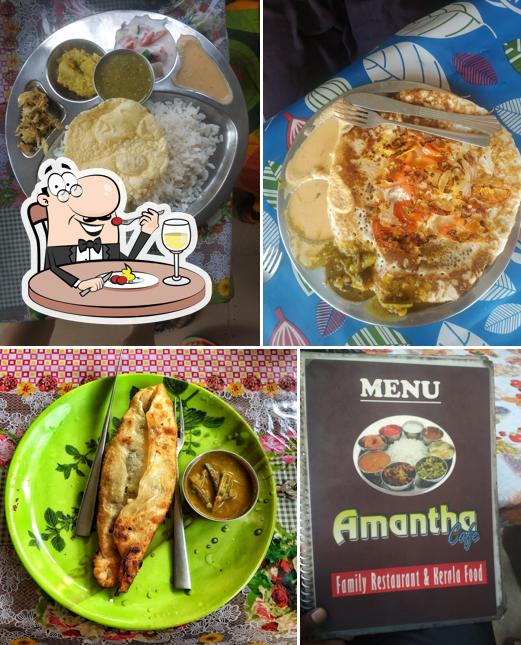 Food at Amantha Family Restaurant