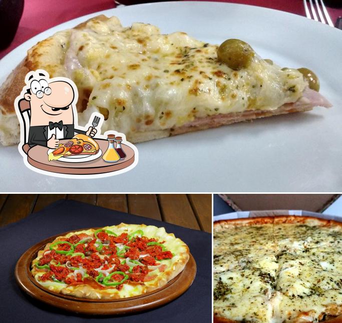 No Pizzaria Bella Massa, você pode degustar pizza