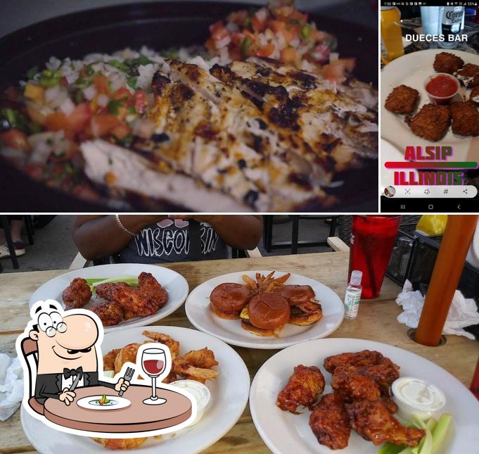 Deuces Sports Bar & Grill in Alsip Restaurant menu and reviews
