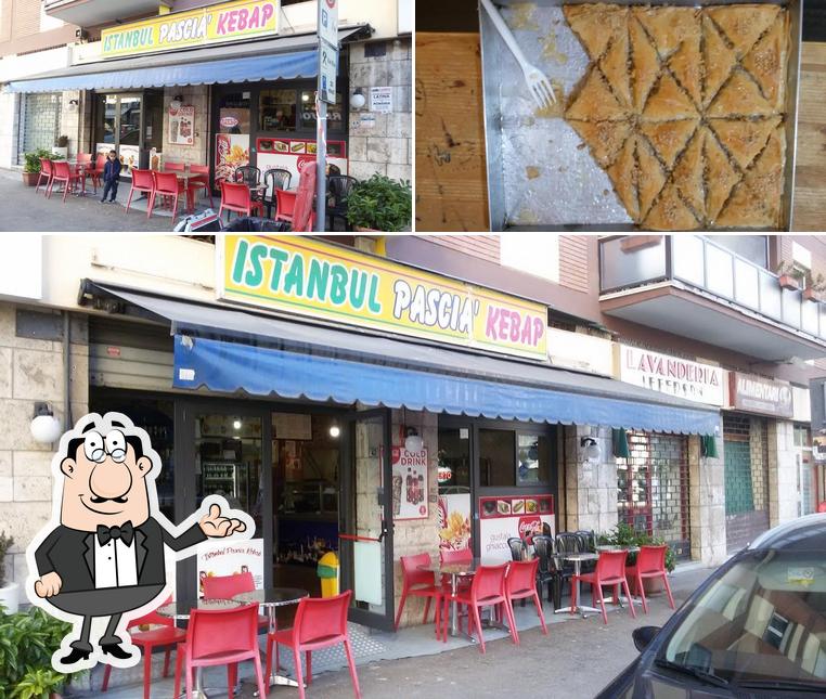 Внутреннее оформление и еда в Istanbul Kebabbaro