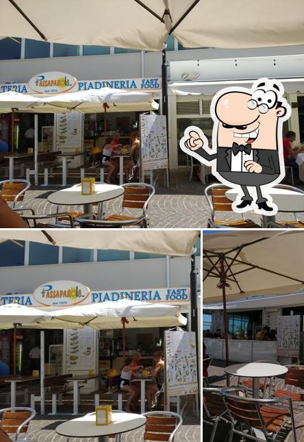 Gli interni di Passaparola Rimini - Bar Gelateria Piadineria