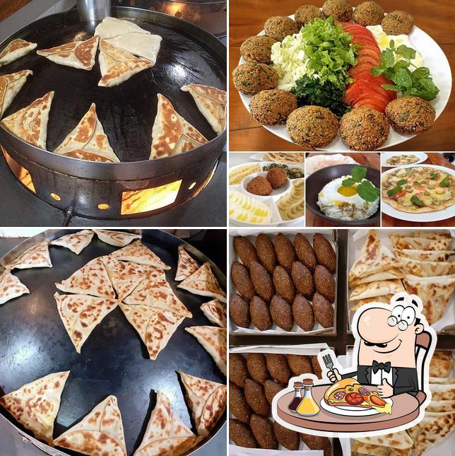 Escolha pizza no Vovô Abu Ali