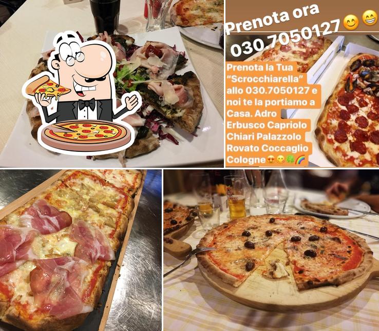 Essayez de nombreux types de pizzas