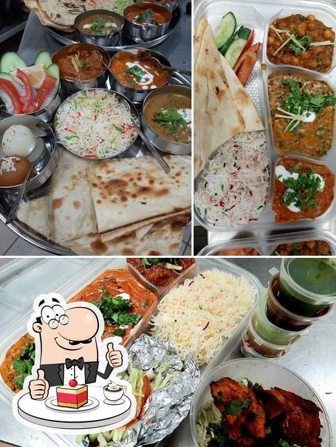 Maharaja Indian Restaurant propose une variété de plats sucrés