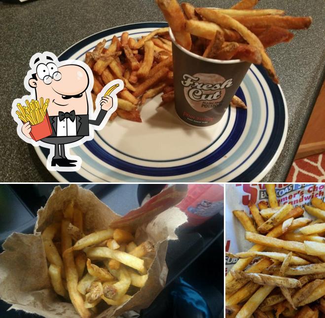 Penn Station East Coast Subs offers fries