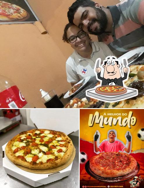 Escolha diversos tipos de pizza