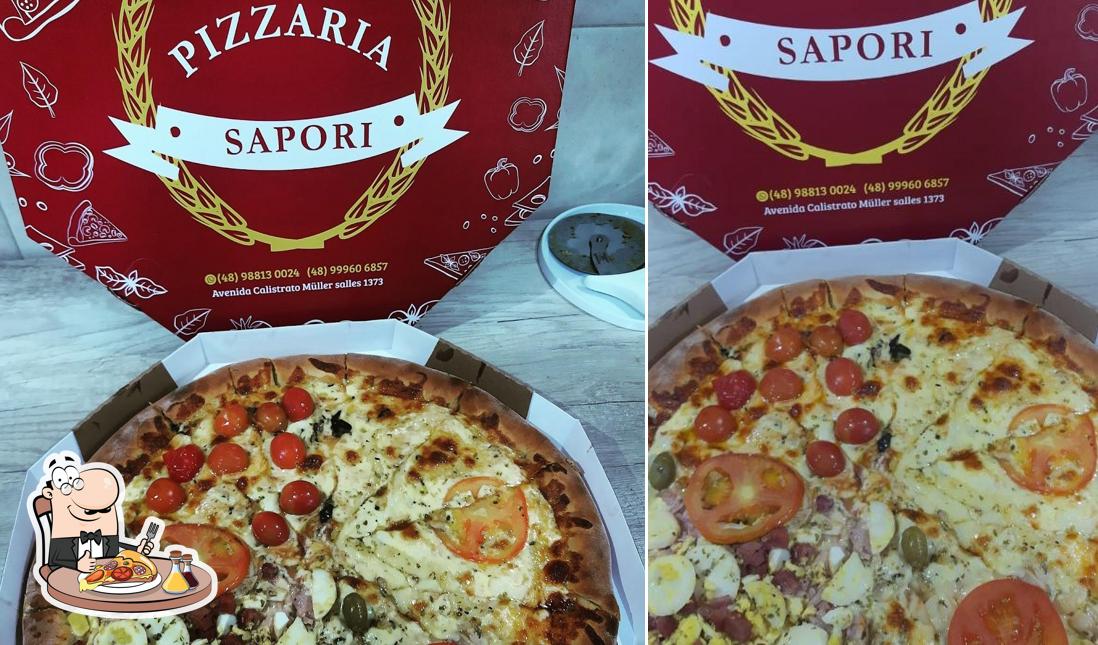 Peça diferentes tipos de pizza