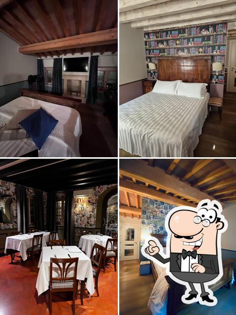 Gli interni di Locanda Lo Scudo