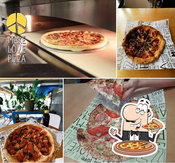 Choisissez des pizzas à Make Love Pizza
