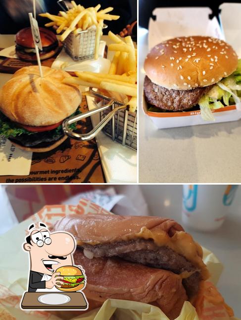Order a burger at McDonald's Gladesville