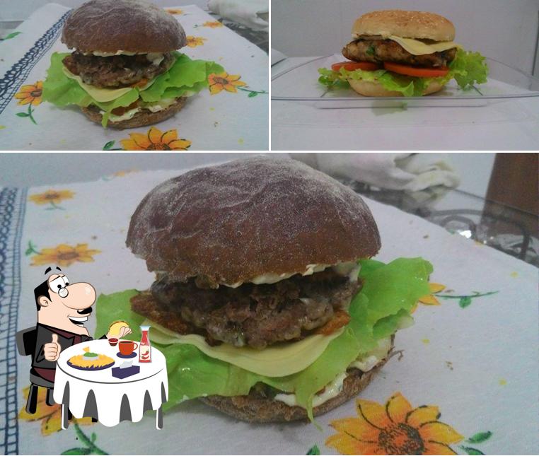 Hambúrguer em R&R Burguers