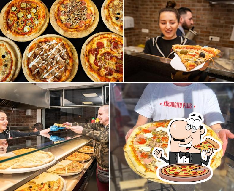 A Pizza Place Kebabsito Plus, puoi provare una bella pizza